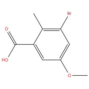 3-bromo-5-methoxy-2-methyl benzoic acid