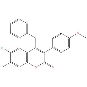 4-Benzyl-6-chloro-3(4’-methoxyphenyl)-7-methylcoumarin