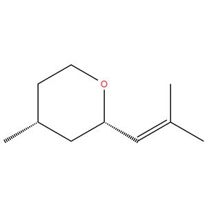 2S-cis-Tetrahydro-4-methyl-2-(2-methyl-1-propenyl)-2H-pyran