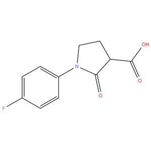 1-(4-FLUOROPHENYL)-2-OXO PYRROLIDINE-3-CARBOXYLICACID