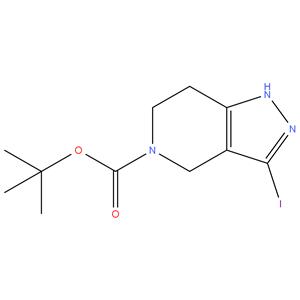 5H-PYRAZOLO[4,3-C]PYRIDINE-5-CARBOXYLIC ACID,1,4,6,7-TETRAHYDRO-3-IODO-, 1,1-DIMETHYLETHYL ESTER
