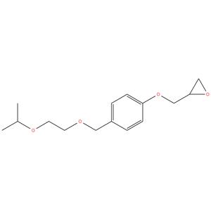 2 - ( ( 4 - ( ( 2 - isopropoxyethoxy ) methyl ) phenoxy ) methyl ) oxirane