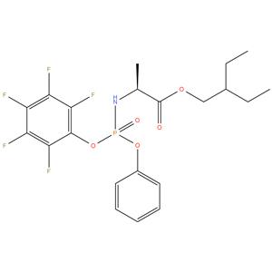 2-ethylbutyl((S)-(perfluorophenoxy) (phenoxy)phosphoryl)-L-alaninate