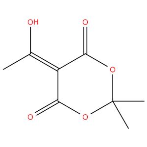 5-(1-hydroxyethylidene)-2,2-dimethyl-1,3-dioxane-4,6-dione