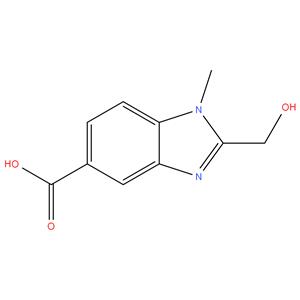 2-hydroxy methyl-1-methyl-1H- benzimimidazole-5-carboxylic acid; Dabigatran intermediate