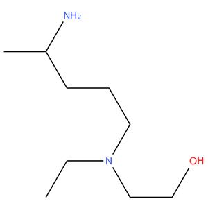 Hydroxynovaldiamine
2-[(4-aminopentyl)(ethyl)amino]ethan-1-ol