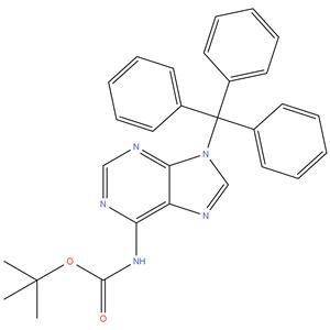 tert-butyl (9-trityl-9H-purin-6-yl)carbamate