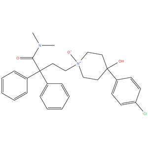 4-(4-chlorophenyl)-1-(4-(dimethylamino)-4-oxo-3,3- diphenylbutyl)-4-hydroxypiperidine 1-oxide