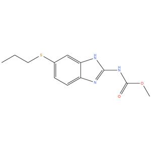 Albendazole
Methyl 5-propylthio-2-benzimidazolecarbamate
