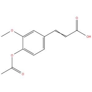 4-Acetoxy-3-methoxycinnamic acid