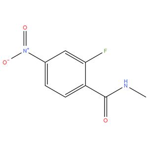 N - Methyl - 2 - fluoro - 4 - nitrobenzamide