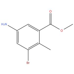 5-AMINO-3-BROMO-2-METHYL BENZOIC ACID METHYL ESTER