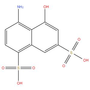 4-Amino-5-hydroxy-1,7-naphthalenedisulfonic acid