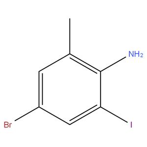 4-BROMO-2-IODO-6-METHYL ANILINE