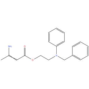 3-Amino-but-2-enoic acid 2-(benzyl-phenyl-amino)-ethyl ester