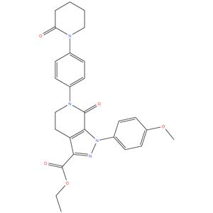 Ethyl 1-(4-methoxy-phenyl)-7-oxo-6-[4-(2-oxo-piperidin-1-yl)-phenyl]-4,5,6,7-tetrahydro-1H-pyrazolo[3,4-c]pyridine-3-carboxylate