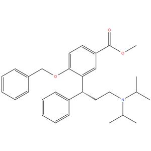 Methyl-3-[(1R)-3-[bis(1-Methylethyl)amino]-1-phenylpropyl]-4-(phenylmethoxy)benzoate