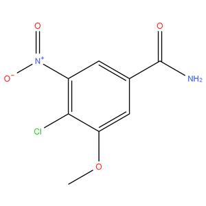 4-Chloro-3-methoxy-5-nitrobenzamide