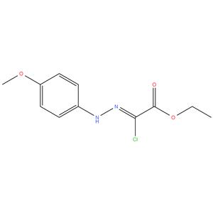 (Z)-ethyl-2-chloro-2-(2-(4- methoxyphenyl)hydrazono)acetate