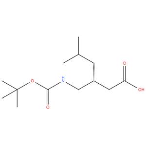 (3R)-5-methyl-3-[[(2-methylpropan-2-yl)oxycarbonylamino]methyl]hexanoic acid