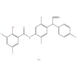 Closantel sodium dihydrate