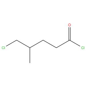 5-chloro-4-methylpentanoyl chloride