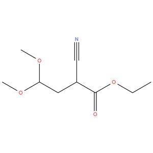 2-cyano-4,4-dimethoxybutyric acid ethyl ester