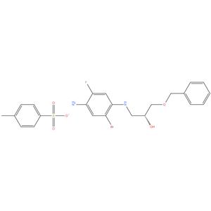 (R)-4-((3-(benzyloxy)-2-Hydroxypropyl) amina)-5-bromo-2-fluorobenzenaminium 4-methyl benzenesulfonate