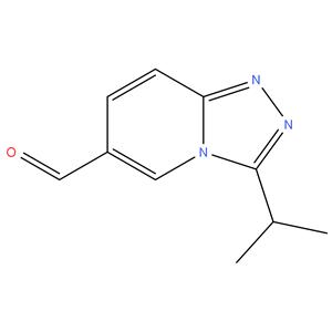 3-Isopropyl-[1,2,4]triazolo[4,3-a]pyridine-6-carbaldehyde