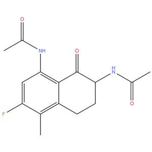 N,N'-(3-Fluoro-4-methyl-8-oxo-5,6,7,8-tetrahydronaphthalene-1,7-diyl)diacetamide