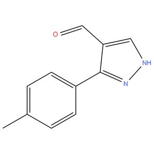 3-(4-METHYL PHENYL)-1H-PYRAZOLE-4-CARBALDEHYDE