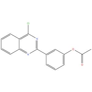 3-(4-chloroquinazolin-2-yl)phenyl acetate