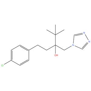 3 - ( ( 4H - 1,2,4 - triazol - 4 - yl ) methyl ) -1- ( 4 - chlorophenyl ) -4,4 - dimethylpentan - 3 - ol