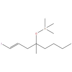 ((1-iodo-4-methyloct-1-en-4-yl)oxy)trimethyl silane