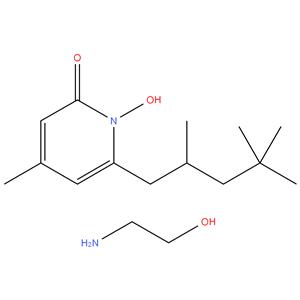 2-amino ethanol; 1-hydroxy-4-methyl-6- (2,4,4-trimethylpentyl)pyridin-2-one (Piroctone olamine)