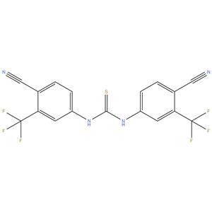 1,3-bis(4-cyano-3-(trifluoromethyl)phenyl) thiourea