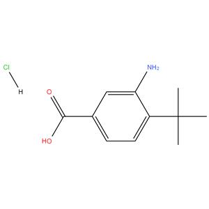 3-Amino-4-tert-butyl-benzoic acid; hydrochloride