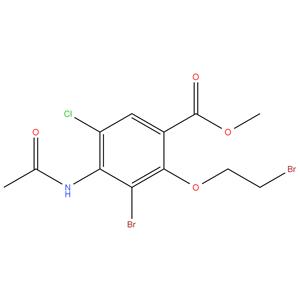 Methyl 4-acetamido-3-bromo-2-(2-bromoethoxy)-5-chlorobenzoate