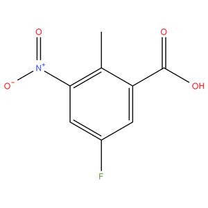 5-Fluoro-3-nitro-o-toluic acid