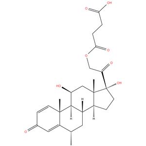 Methylprednisolone hemisuccinate