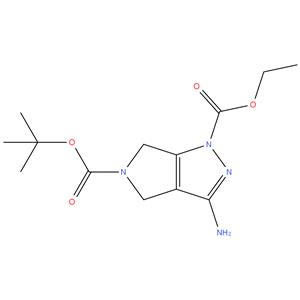 1-Ethyloxycarbonyl-5-Boc-3-amino-4,6-dihydro-pyrrolo[3,4-C]pyrazole