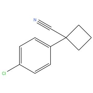 1-(4-Chlorophenyl)-1-cyclobutanecarbonitrile