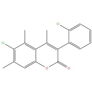 6-Chloro-3(2’-Chloro Phenyl)-4,5,7-Trimethyl Coumarin