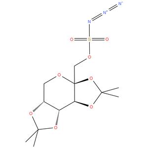 2,3:4,5-bis-O-(1-methylethylidene)-b-D-Fructopyranose azidosulfate