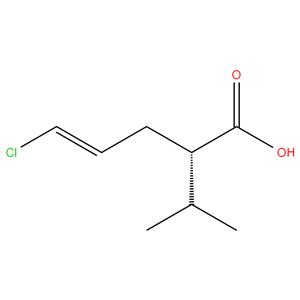 4-Pentenoic acid, 5-chloro-2-(1-methylethyl)-, (2S,4E)-