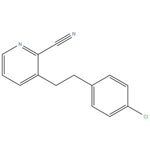 3-[2-(4-Chlorophenyl)ethyl]-2-pyridinecarbonitrile