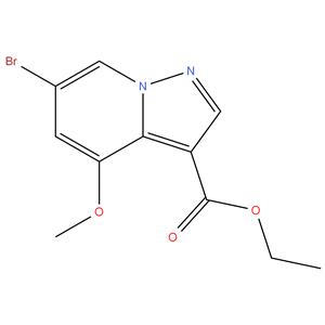 Pyrazolo[1,5-a]pyridine-3-carboxylic acid, 6-bromo-4-methoxy-, ethyl ester