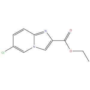 6-CHLORO IMIDAZO[1,2] PYRIDINE- 2-CARBOXYLIC ACID ETHYL ESTER