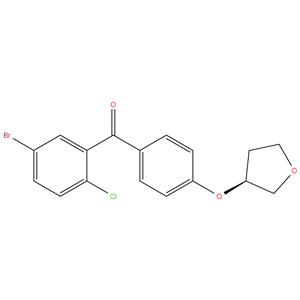 (S)-(5-bromo-2- chlorophenyl)(4- ((tetrahydrofuran-3- yl)oxy)phenyl)methanone