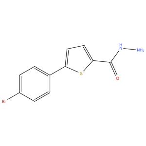 5-(4-BROMO PHENYL)THIOPHENE-2-CARBOHYDRAZIDE